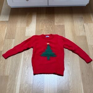 Red Christmas Tree Sweater